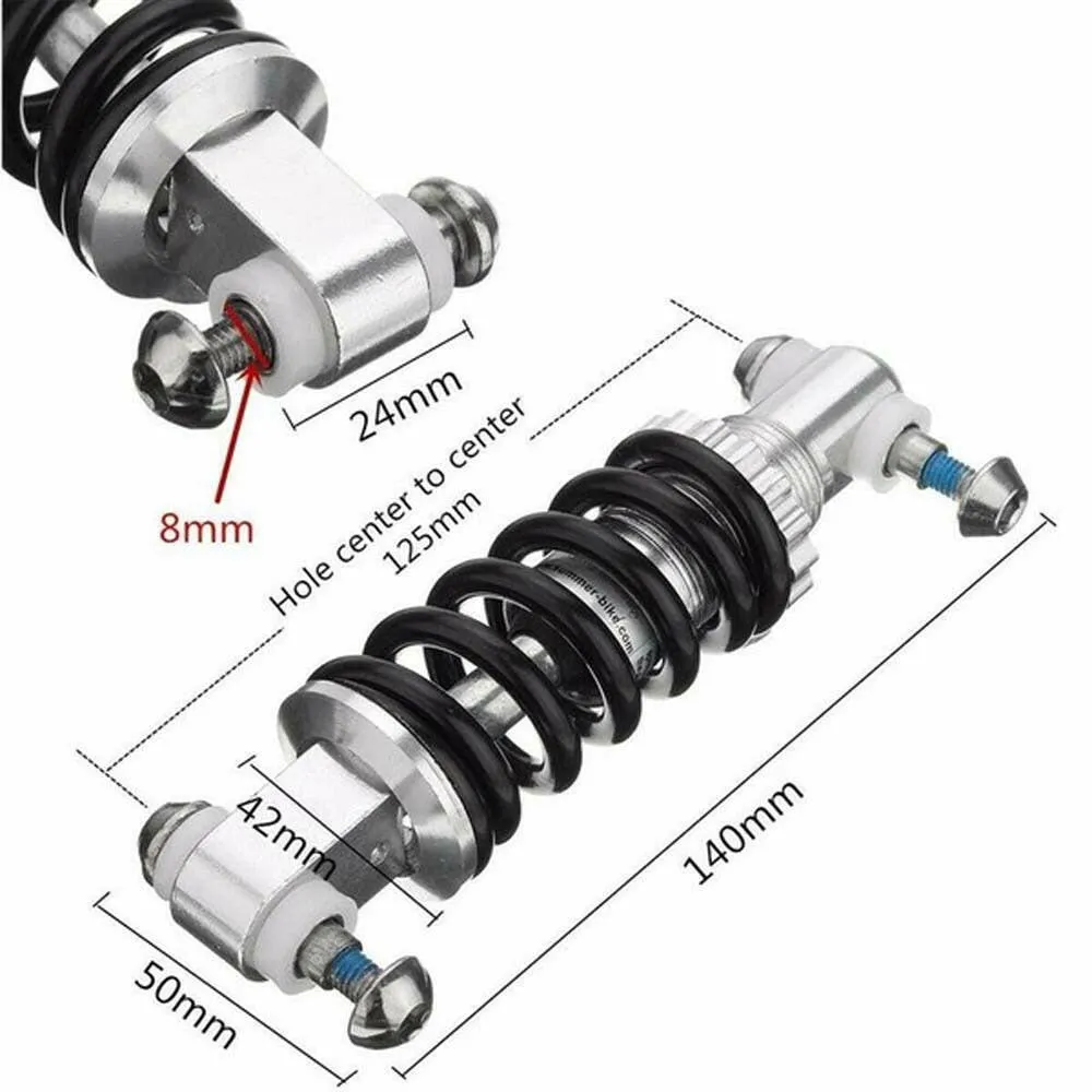 100-150mmHigh QualityBike Spring Shocks Absorber Suspension Damper Bike Bicycle Mtb Dh Rear Shock Cycling Parts