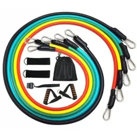 11 pcs Resistance Bands Set (with handles, door anchor, and ankle straps)