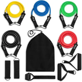 12-Piece: ACECOM Exercise Resistance Bands Bundle