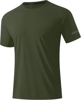 3 Pack Workout Shirts for Men Short Sleeve UPF 50  Sun Protection Tee Moisture Wicking Athletic Rash Guard T-Shirts Running