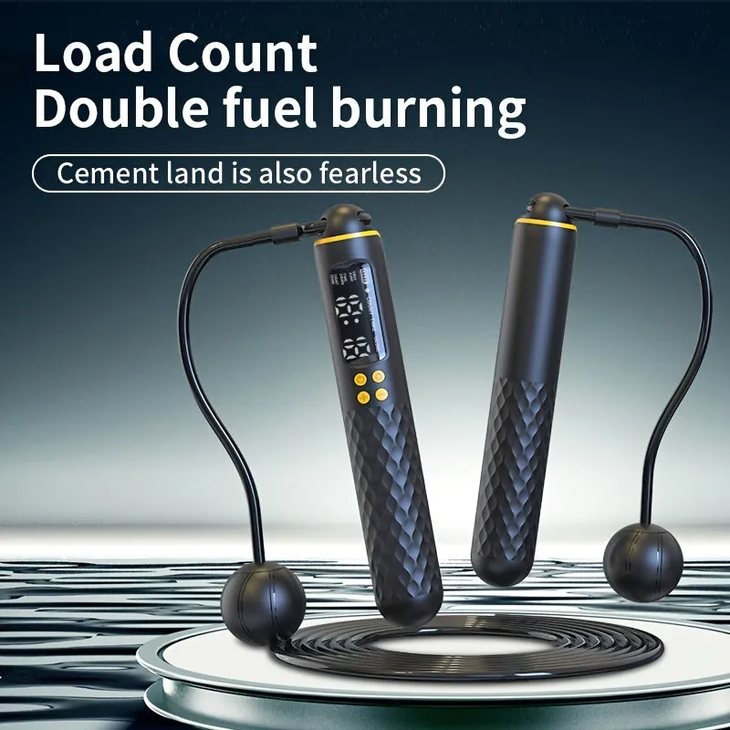 Adjustable Digital Skipping Rope with Ball Bearings