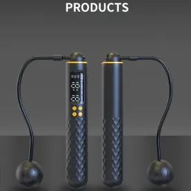 Adjustable Digital Skipping Rope with Ball Bearings
