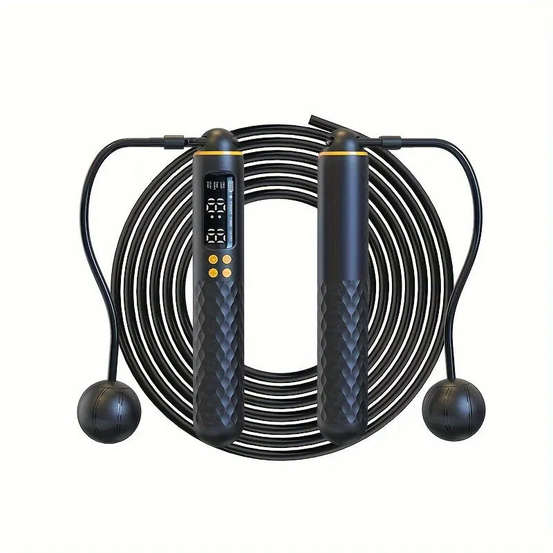 Adjustable Digital Skipping Rope with Ball Bearings