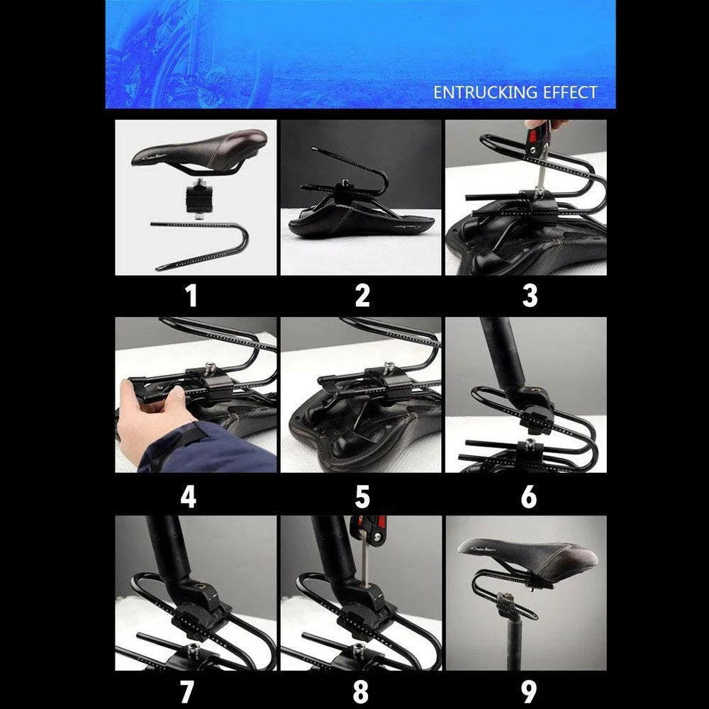 Bike Shocks Spring Saddle Absorber Bike Cycling Suspension Device Aluminum Alloy Bike Shock Absorbers