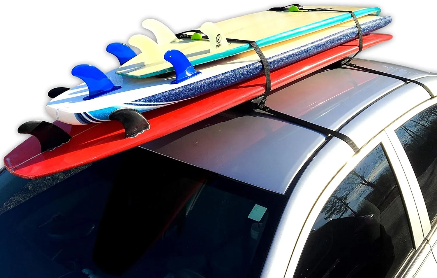Block Surf - Wrap Rax Pro Soft Roof Racks, Universal Fit for Cars, Trucks and SUVs - Carries Long boards, Short boards, and Soft Tops