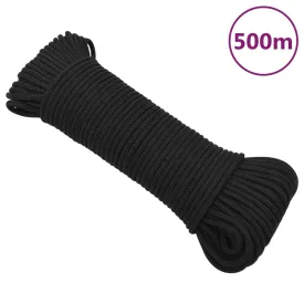 Boat Rope Full Black 4 mm 500 m Polypropylene