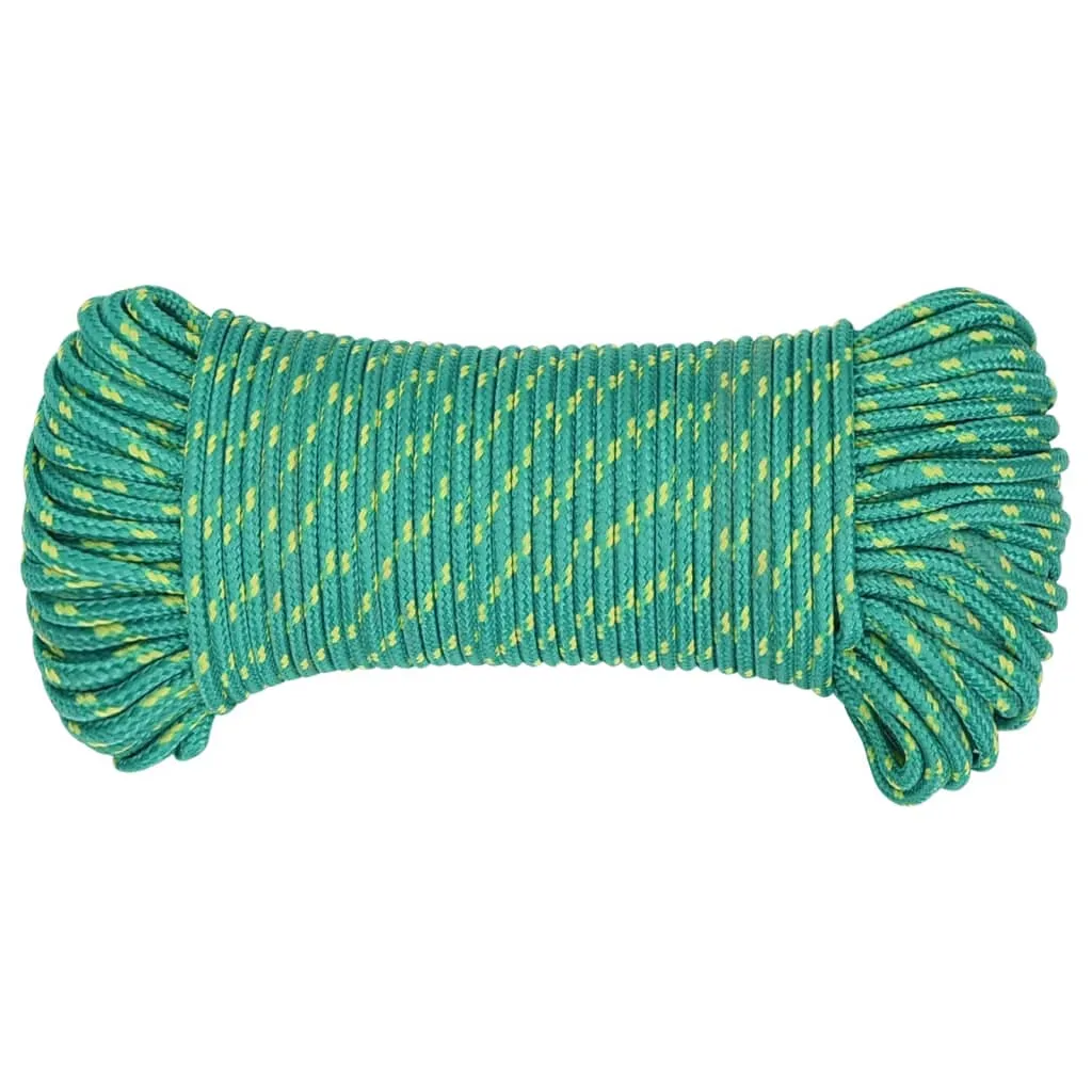 Boat Rope Green 5 mm 250 m Polypropylene