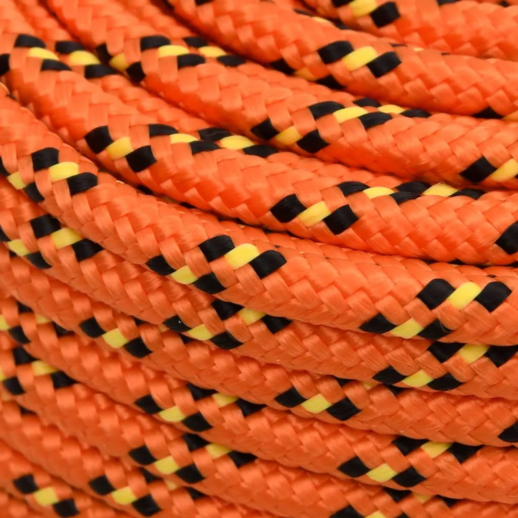 Boat Rope Orange 8 mm 500 m Polypropylene