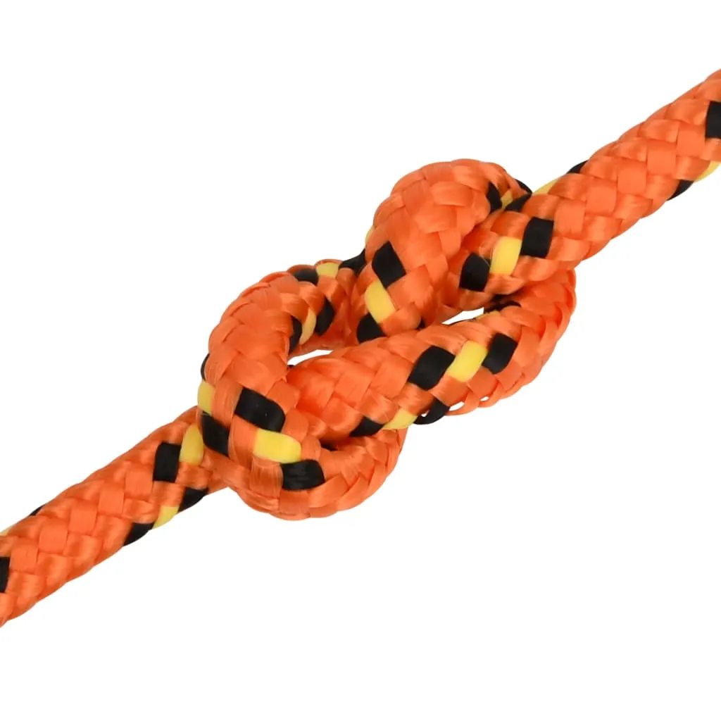 Boat Rope Orange 8 mm 500 m Polypropylene