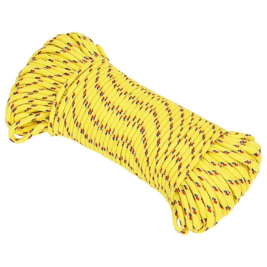 Boat Rope Yellow 4 mm 250 m Polypropylene