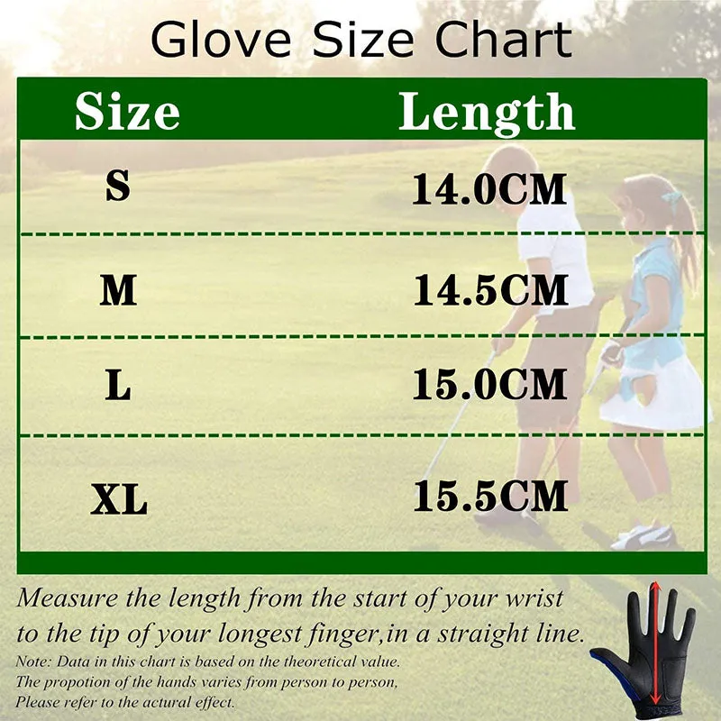 Boys Girls Golf Gloves Youth Cute Colorful 2 Pack