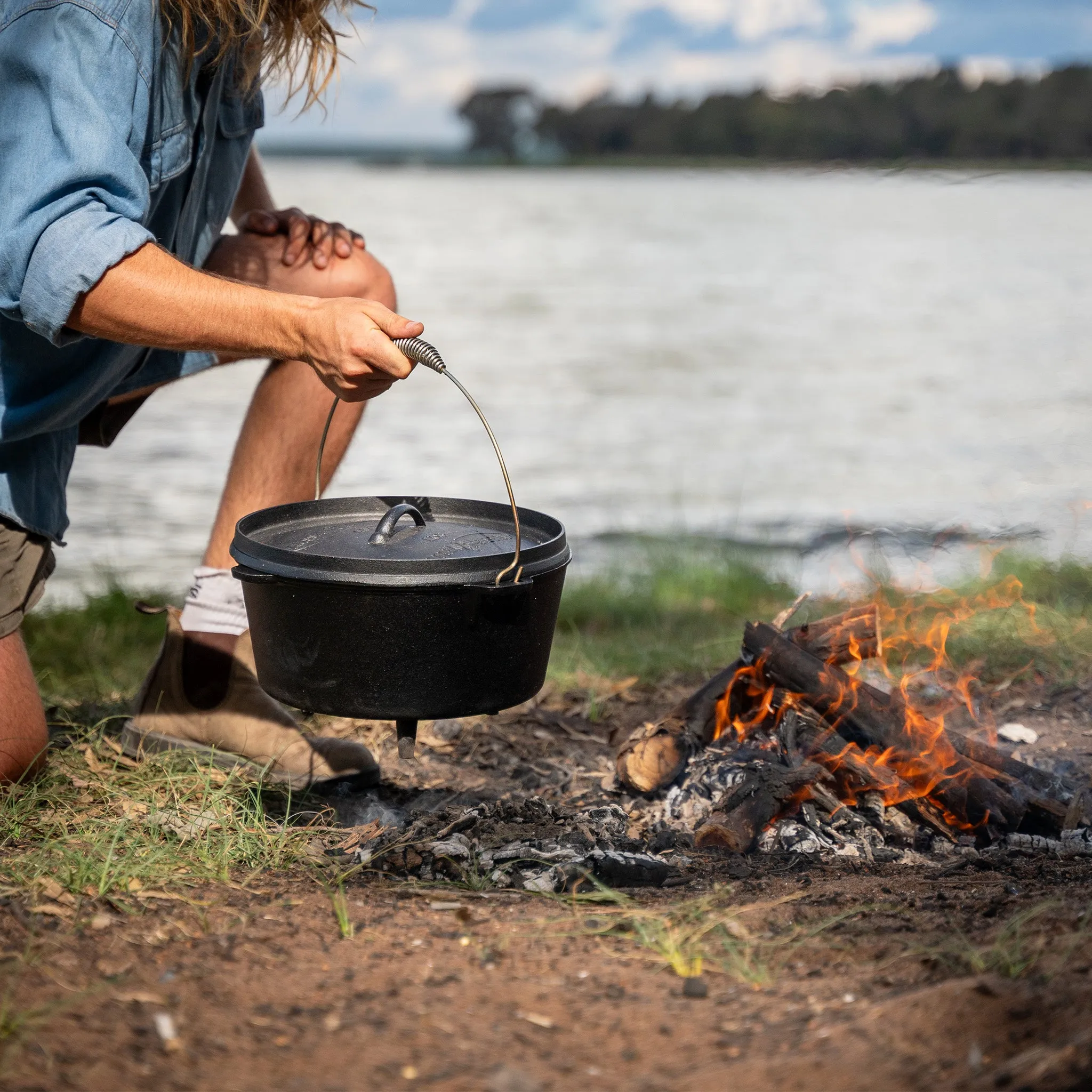 Cast Iron Camp Oven - 9QT