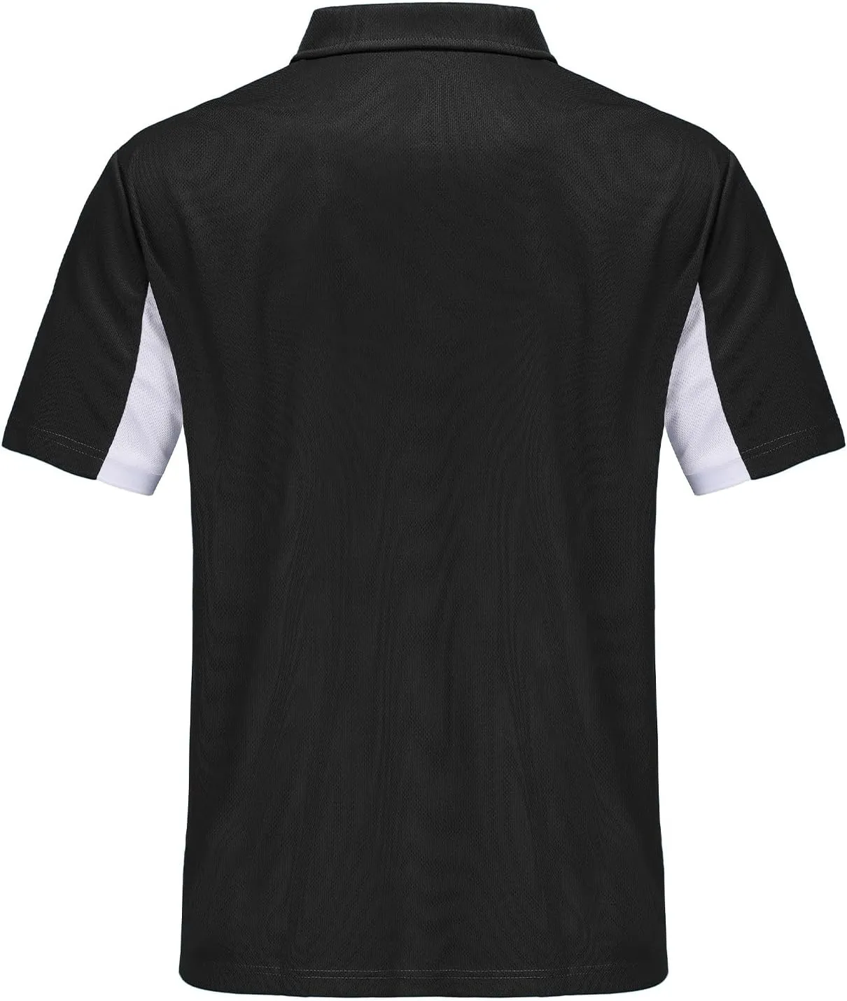 Corna Men's Golf Polo Shirts L-5XL, UPF 50  Moisture Wicking Casual Performance Dry Fit Shirts
