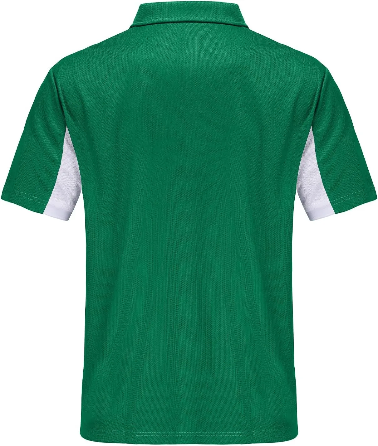 Corna Men's Golf Polo Shirts L-5XL, UPF 50  Moisture Wicking Casual Performance Dry Fit Shirts