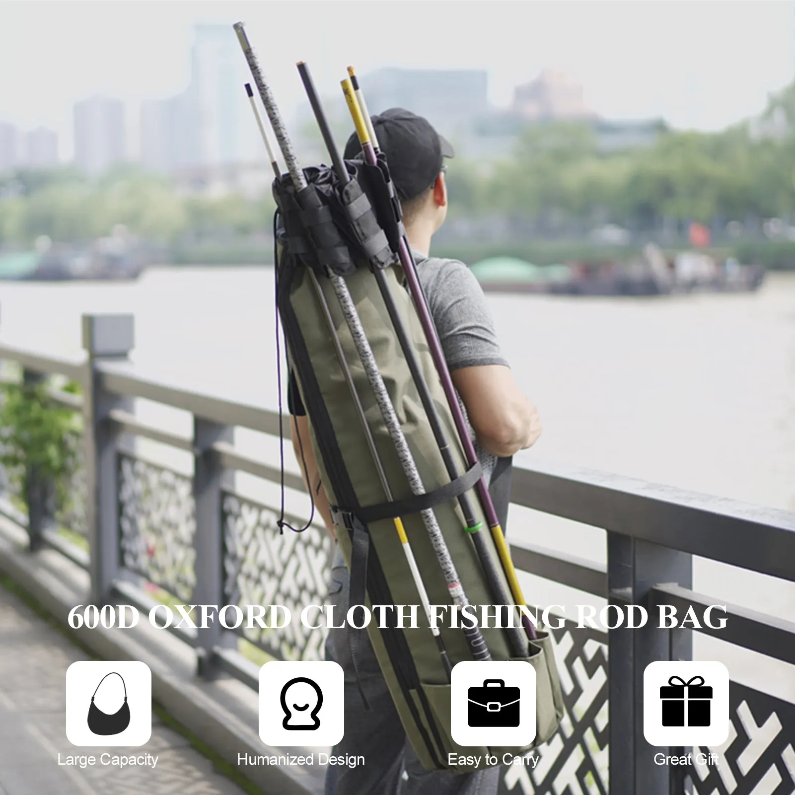 Fishing Rod Tackle Bag