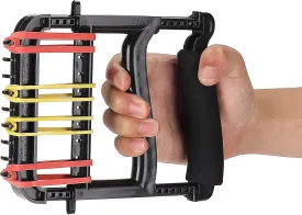 Hand Exerciser,Finger Exerciser and Hand Strengthener for Hands,Finger,Wrist,Forearms and Thumbs Therapy,Black