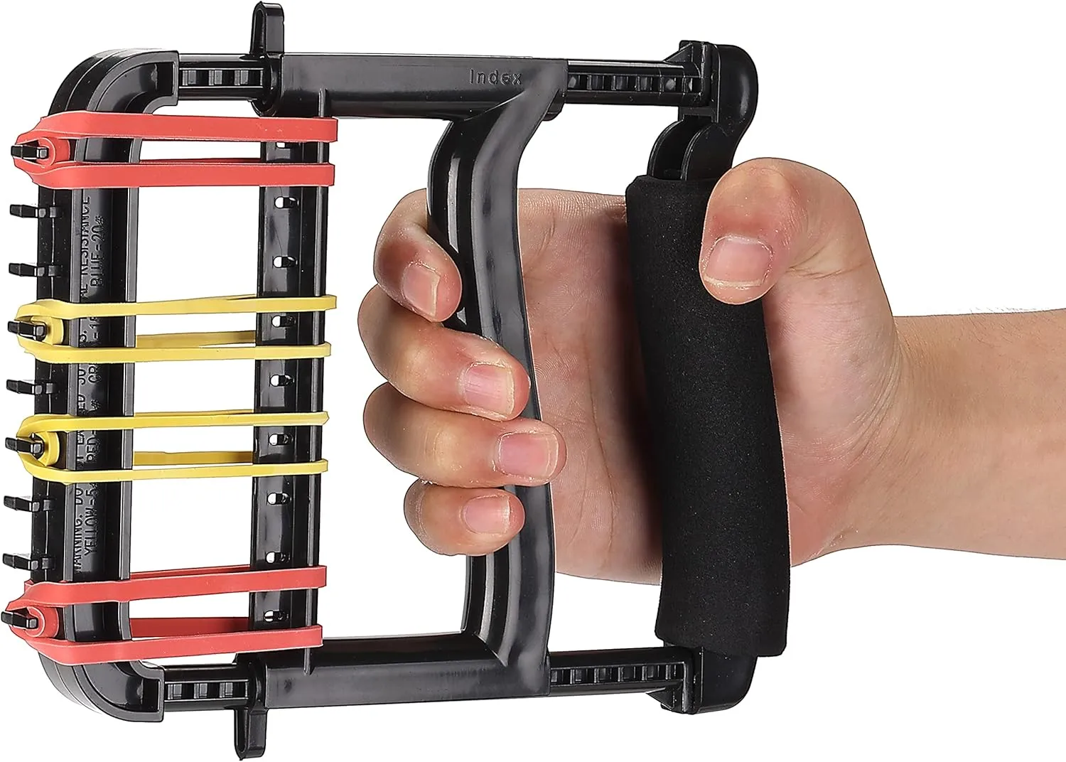 Hand Exerciser,Finger Exerciser and Hand Strengthener for Hands,Finger,Wrist,Forearms and Thumbs Therapy,Black