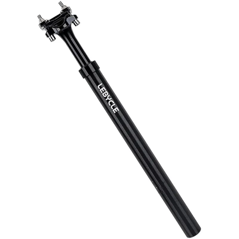 Lebycle MTB Bike Aluminum alloy 400MM shock absorber Seatpost Adjustable Suspension Seat Post Travel 50MM