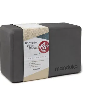 Manduka Recycled Foam Yoga Block - Thunder