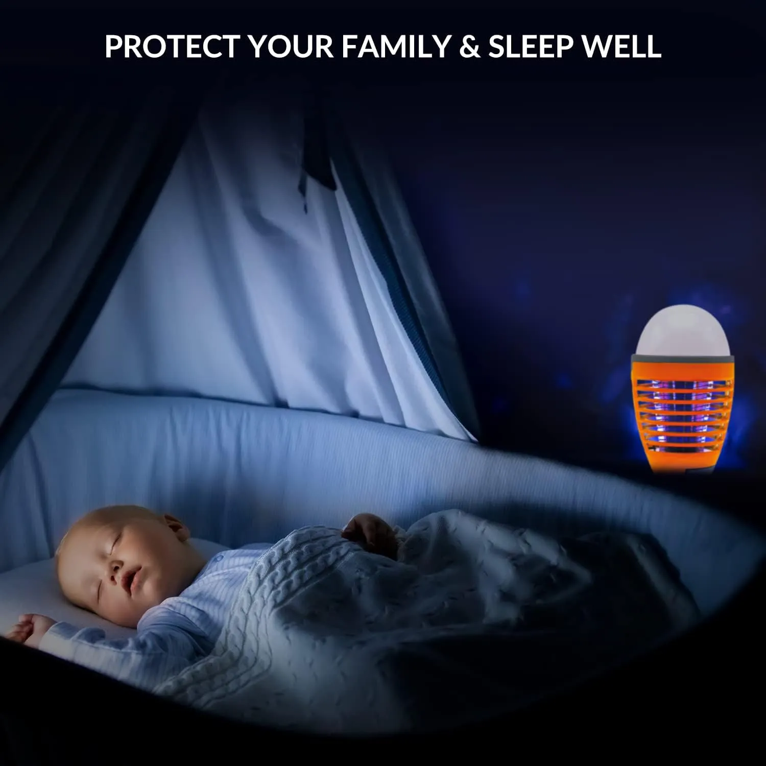 Outdoor Mosquito Killer Bulb & Camping Light | WBM SMART