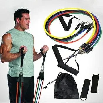 Pull Rope Fitness Exercises Resistance Bands Set