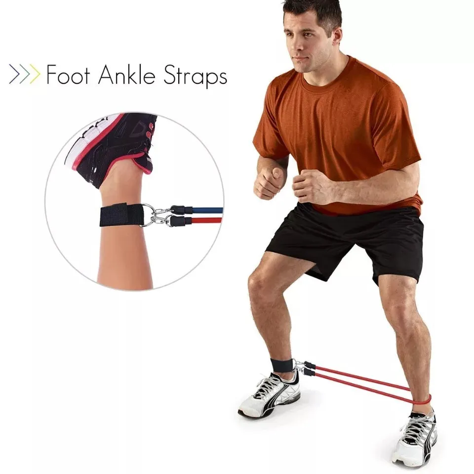 Pull Rope Fitness Exercises Resistance Bands Set
