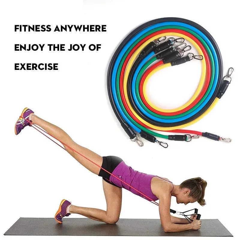 Pull Rope Fitness Exercises Resistance Bands Set