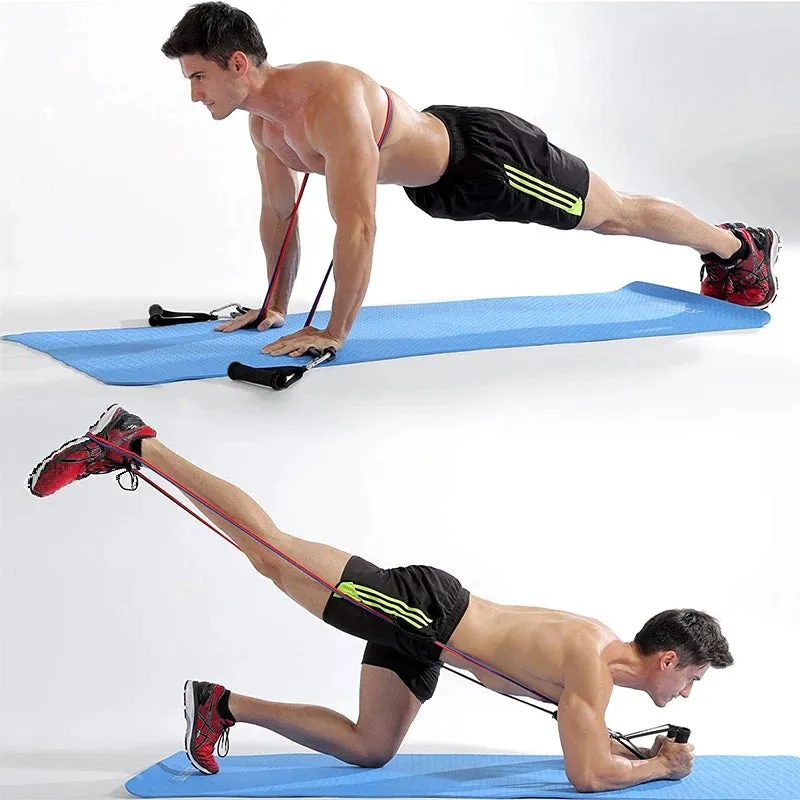 Pull Rope Fitness Exercises Resistance Bands Set