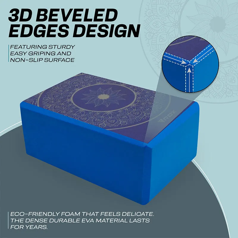RDX D19 High Density EVA Foam Yoga Blocks Non-Slip Brick