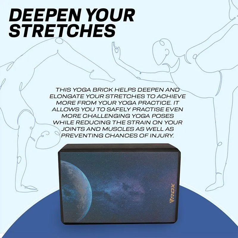 RDX D8 High Density EVA Foam Yoga Blocks Non-Slip Brick