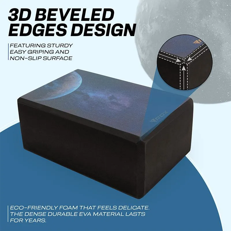 RDX D8 High Density EVA Foam Yoga Blocks Non-Slip Brick