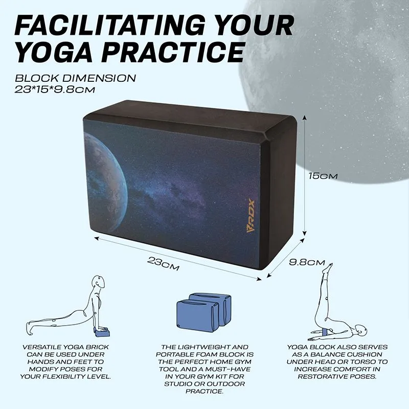 RDX D8 High Density EVA Foam Yoga Blocks Non-Slip Brick
