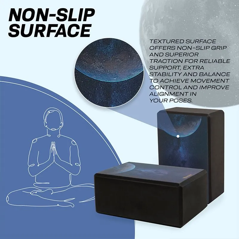 RDX D8 High Density EVA Foam Yoga Blocks Non-Slip Brick