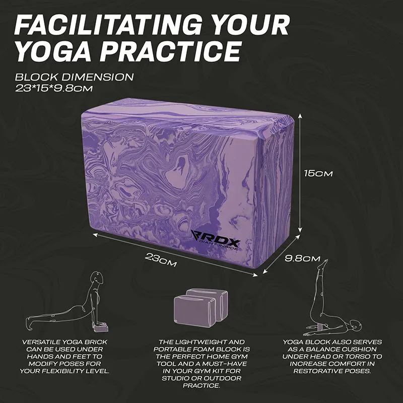 RDX PG EVA Foam High Density Non-Slips Yoga Block