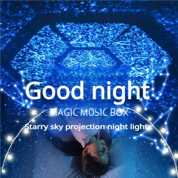Star Projector, Galaxy Projector for Bedroom, Plug-in/Revolution/6 Light Effects/3 Levels Adjustable Brightness/3 Colour Temperatures LED Night Lights for Kids Room Adults Home Theater Party Decor