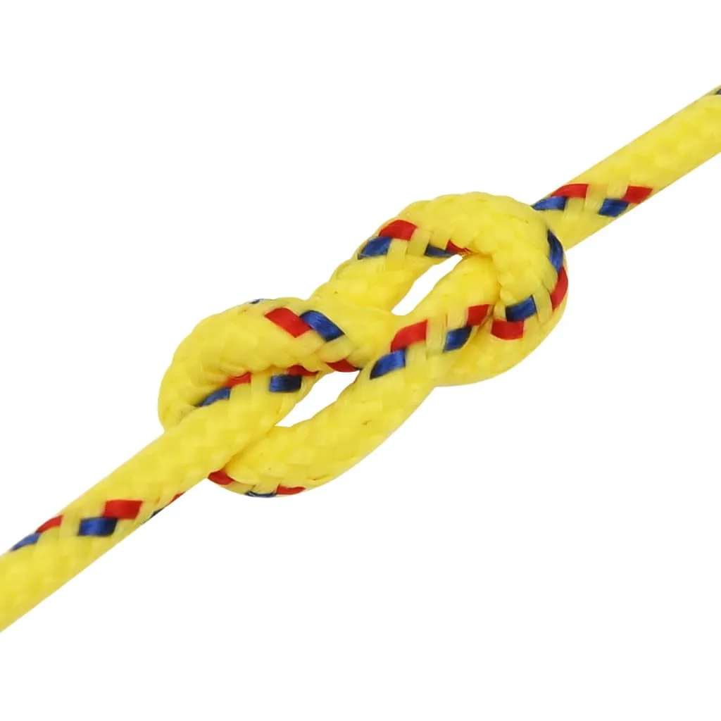 vidaXL Boat Rope Yellow 2 mm 25 m Polypropylene