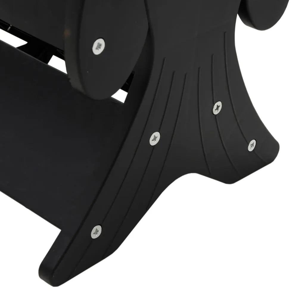 vidaXL Fishing Rod Rack for 16 Rods Black
