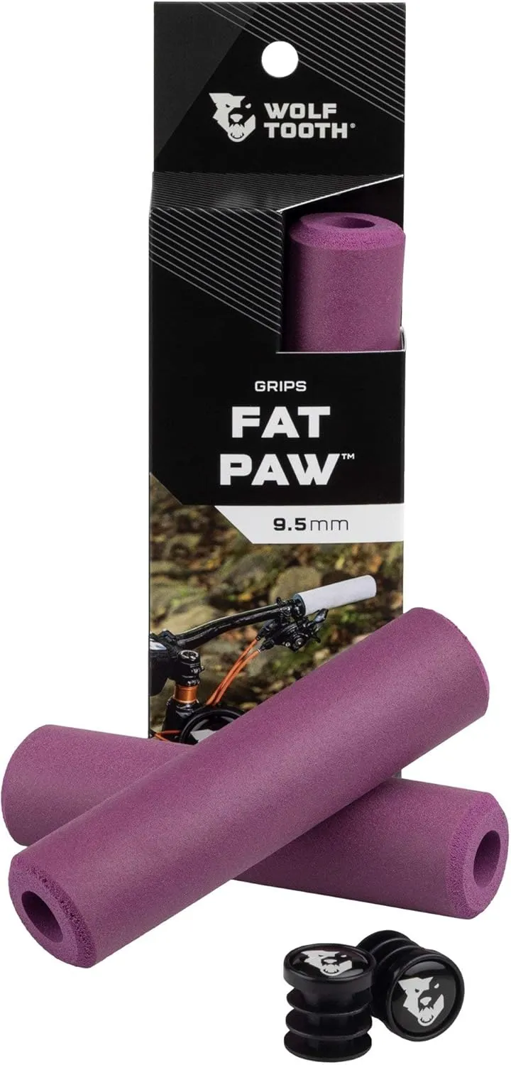 Wolf Tooth Silicone Mountain Bike Grips: Fat Paw