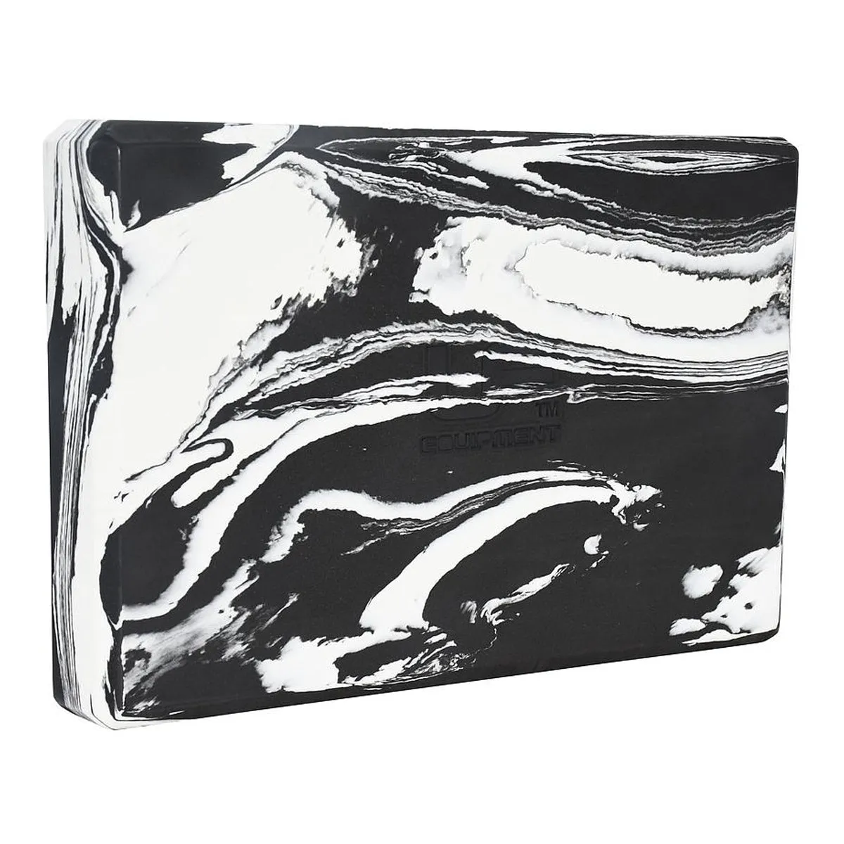 Yoga Block - Black/White Marble